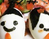 卵でおひなさま作り方3写真