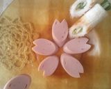 簡単✿桜の花びらの飾り切り♪春♪ピンク色作り方2写真