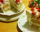 市販バームクーヘンで❤苺のショートケーキ作り方6写真