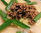 簡単!坦々風とんこつラーメン♪作り方4写真