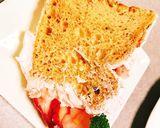 お雛祭りに桜シフォンケーキをデコ作り方7写真