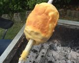 BBQでバームクーヘン作り方3写真