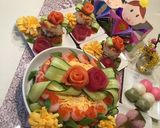 ちらし寿司ケーキ♡ひな祭り♡誕生日にも♡作り方8写真