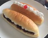 餡ホイップ、ドレンチェリーのコッペサンド作り方4写真