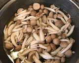 菜の花としめじの胡麻山葵和え作り方2写真