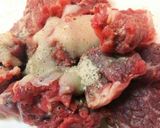 牛肩ロースのビール煮作り方1写真