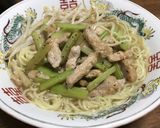 豚肉とセロリの塩ラーメン作り方11写真