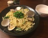 はまぐりと菜の花の和風ボンゴレ風パスタ作り方7写真