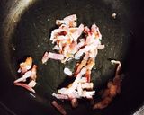 簡単☆旨い☆ザーサイとベーコンの混ぜご飯作り方1写真