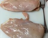 鶏胸肉のマスタード焼き(糖質オフ作り方1写真
