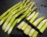 簡単！春の三色☆麻婆アスパラ作り方1写真