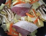 簡単♪ぶりと白菜の旨煮(ぶり大根風)作り方3写真