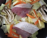 簡単♪ぶりと白菜の旨煮(ぶり大根風)作り方3写真