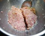 大きい椎茸☆包みハンバーグ作り方1写真