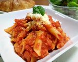 ぱぱっと簡単 ！ツナとトマトのペンネ作り方6写真