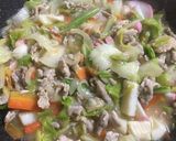 長崎皿うどんは白ごはんのおかずです。作り方9写真