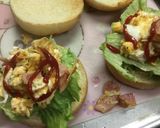 ハンバーガー(スクランブルエッグ)作り方9写真