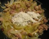 エビと鶏肉のあつあつグラタン作り方3写真