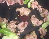豚肉と蕾菜の中華炒め作り方2写真
