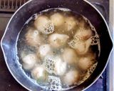 鶏肉団子でクラゲ型ワンタンスープ☆作り方3写真