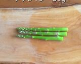 腎臓病食にも 豚の味噌炒め&茹でアスパラ作り方1写真