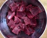 鹿肉の赤ワイン煮込作り方5写真