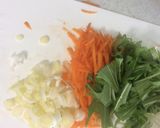 野菜たっぷり担々麺風とんこつラーメン作り方3写真