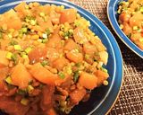 節約★絶品【とろ〜りネバネバ漬まぐろ丼】作り方5写真