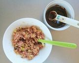 簡単お洒落☆甘辛肉味噌サラダラーメン。作り方3写真