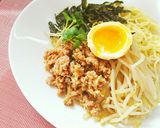 こってり濃厚☆甘辛肉味噌つけ麺。作り方9写真