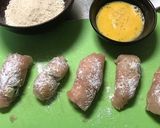 大葉とチーズのササミでくるくる巻き作り方4写真