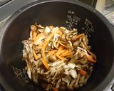 ヘルシー♥きのこたっぷり♥炊き込みご飯作り方3写真