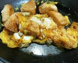 親子丼風焼き鳥レシピ作り方4写真