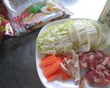 生姜deポカポカ豆乳辛ラーメン作り方1写真