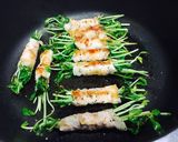 豆苗の肉巻きのポン酢みぞれがけ作り方2写真