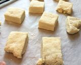 混ぜて焼くだけ♪簡単豆腐スコーン♡作り方4写真