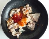 トンチリ　豚のチリソース炒め作り方1写真