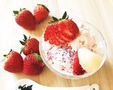 苺と桃ごろごろのヨーグルトアイス作り方11写真