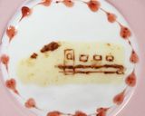 新幹線ヨーグルトアート♡ドクターイエロー作り方7写真