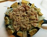 スキレットde厚揚げのツナマヨチーズ作り方5写真