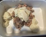 サバと豆腐でヘルシー♡れんこんの挟み焼き作り方4写真