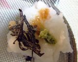 マグロの梅ワサビおろしあえ作り方3写真