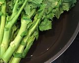 豚モモ肉と菜の花のシンプル炒め作り方3写真