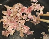 豚モモ肉と菜の花のシンプル炒め作り方7写真