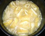 えのき茸と油揚げの味噌汁作り方3写真