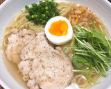 簡単！本格派！！蒸し鶏の柚子胡椒ラーメン作り方12写真