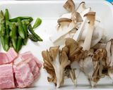 きのことベーコンのバター醤油炒め作り方3写真