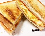 ランチに♬朝食に♪厚焼きタマゴサンド作り方11写真