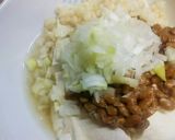 簡単！納豆と天かすDEサクネバ温豆腐♪作り方4写真