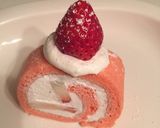 簡単ピンクのロールケーキ(甘さ控えめ)作り方10写真